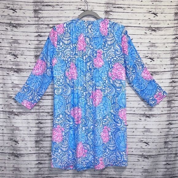 Lilly Pulitzer Marilina Tunic Dress Raising Shell - Picture 2 of 10
